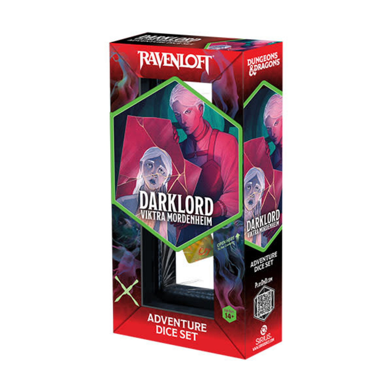 Sirius Dice D&D Adventure Dice Set: Darklord Viktra Mordenheim