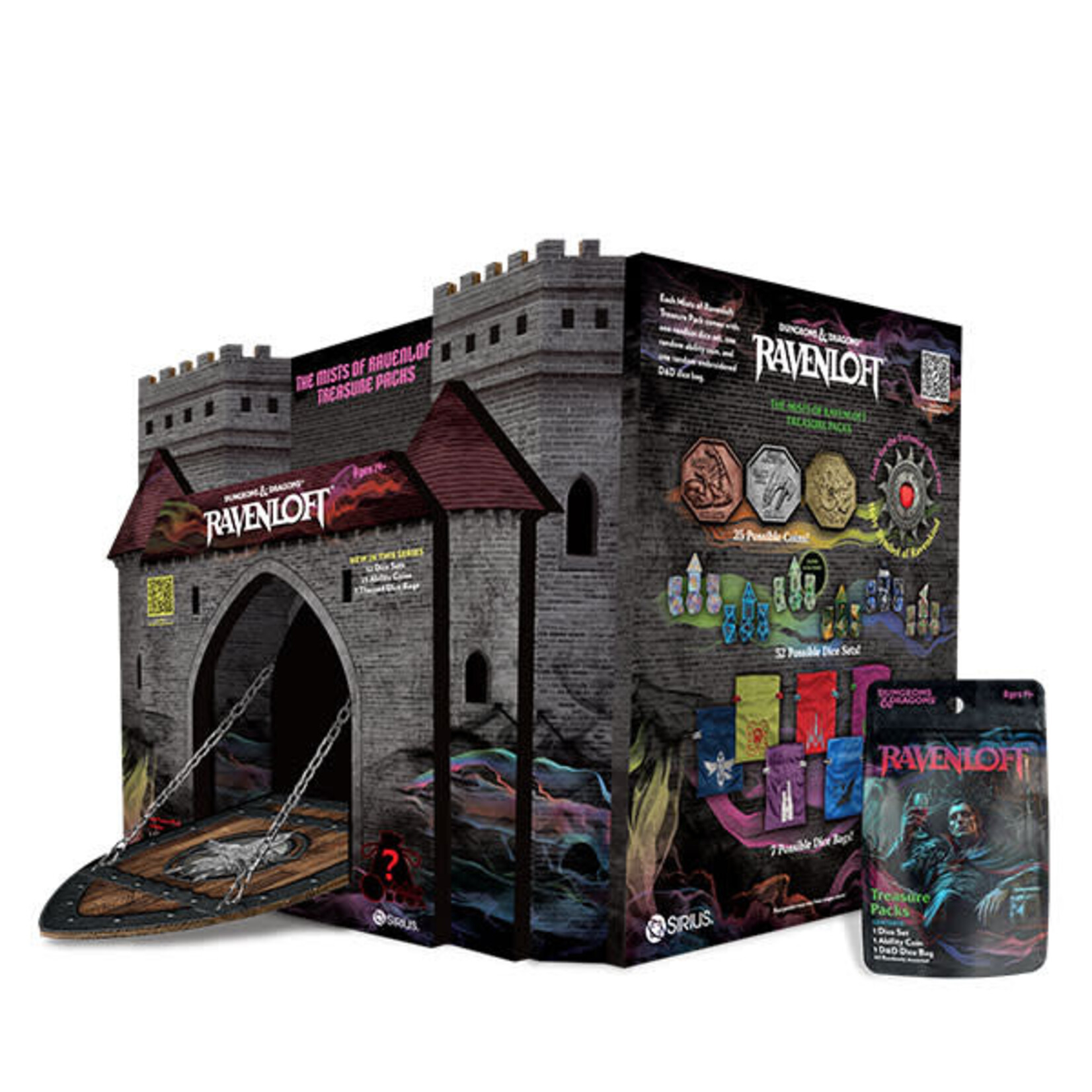 Sirius Dice D&D Mists of Ravenloft Treasure Packs Dice Set (Single Pack)