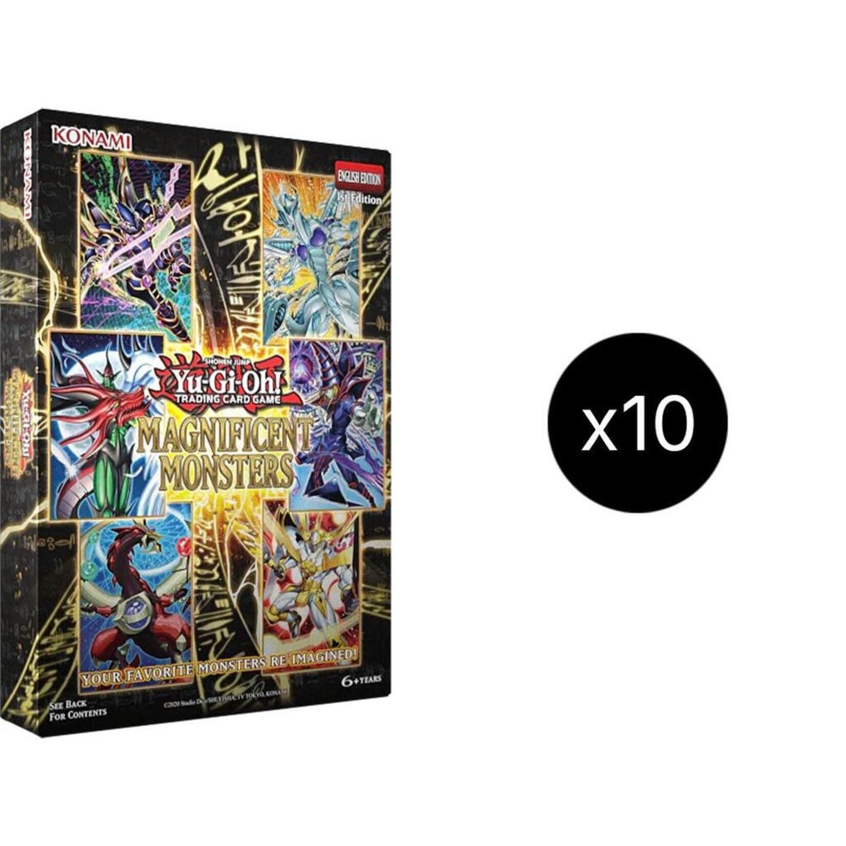 Konami Yu-Gi-Oh!: Magnificent Monsters - Display of 10