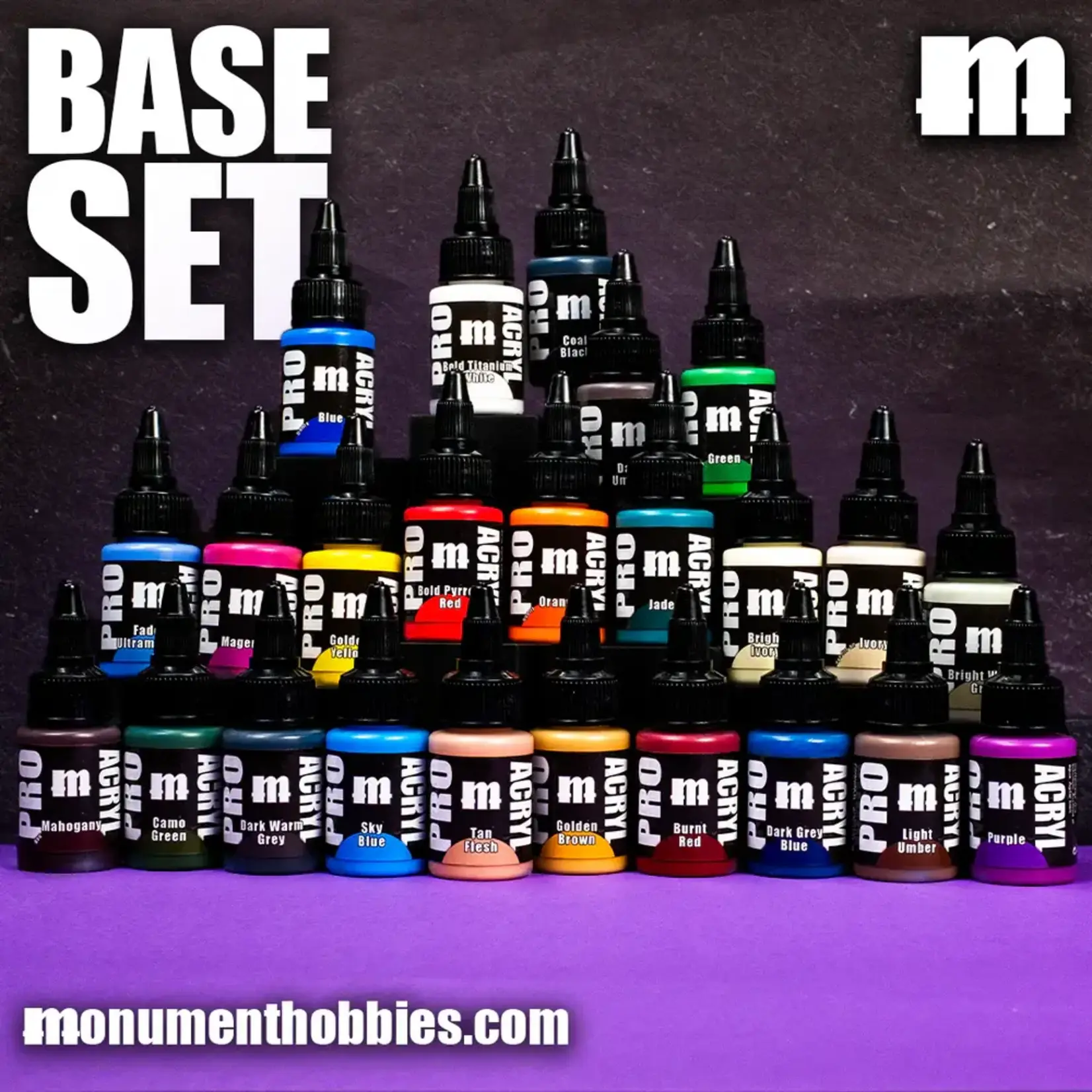 Monument Hobbies PRO Acryl Base Set