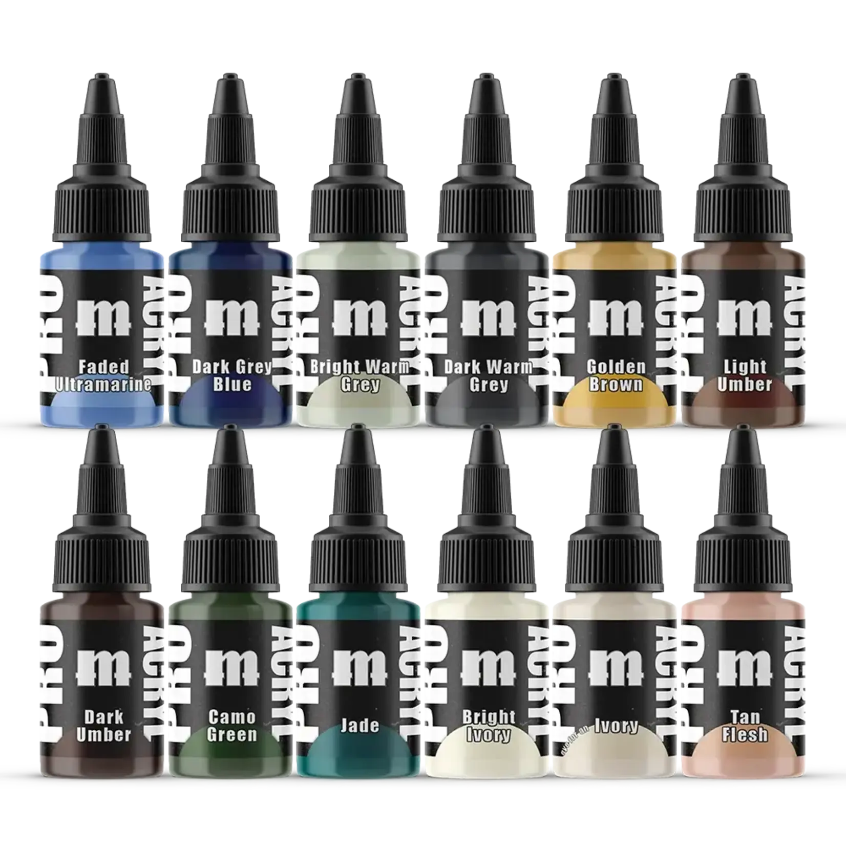 Monument Hobbies PRO Acryl Base Set