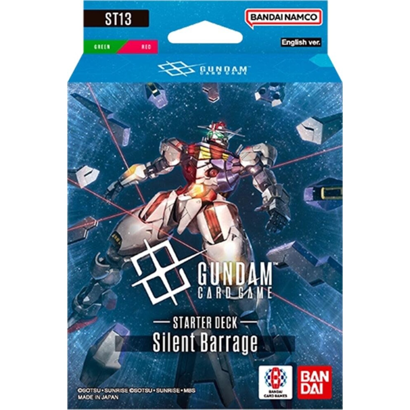 Bandai Gundam TCG: Starter Deck 13 - Silent Barrage Deck [ST13] (Available 9.25.26)