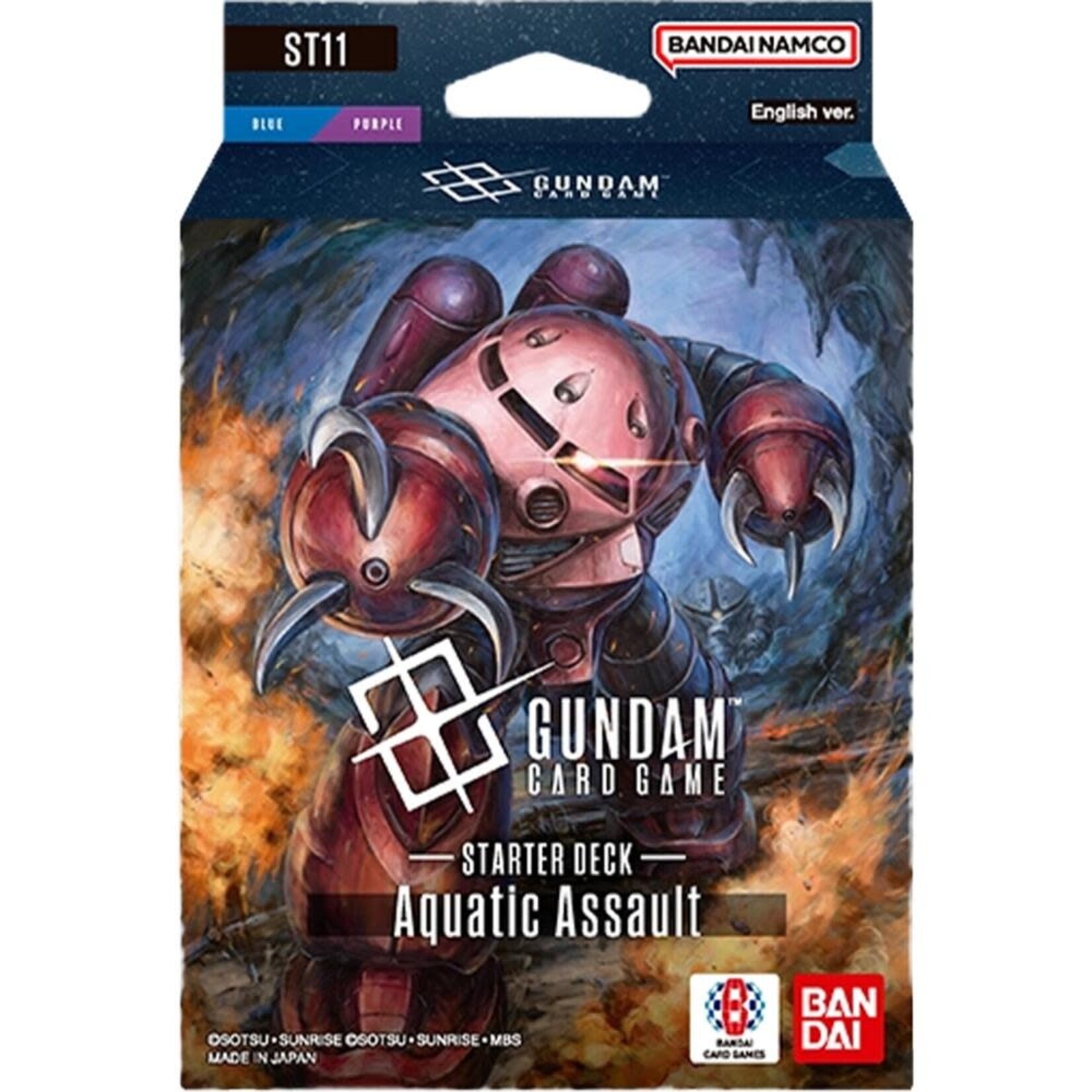 Bandai Gundam TCG: Starter Deck 11 - Aquatic Assault Deck [ST11] (Available 9.25.26)