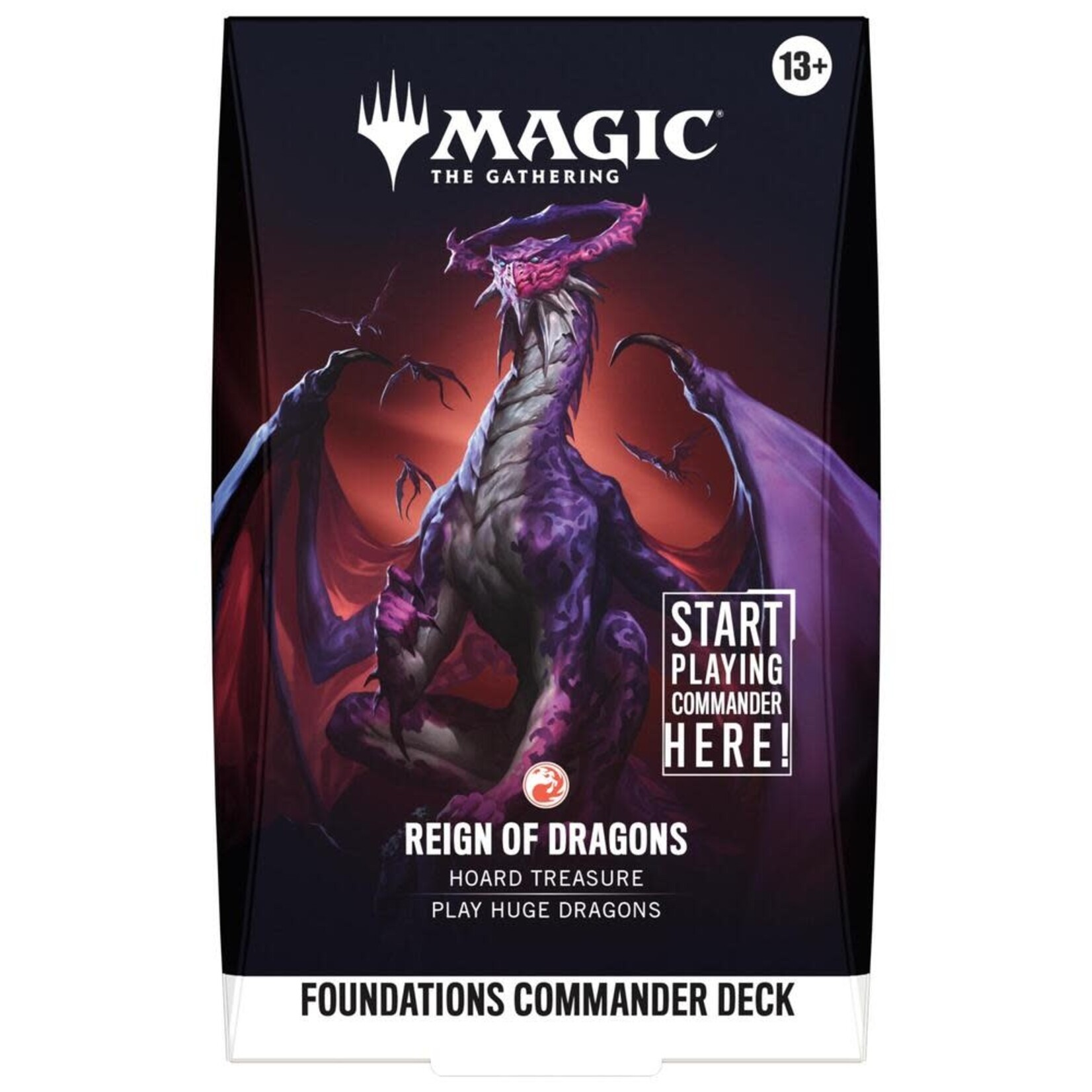 Wizards of the Coast Magic: The Gathering: Foundations - Commander Deck - Reign of Dragons
