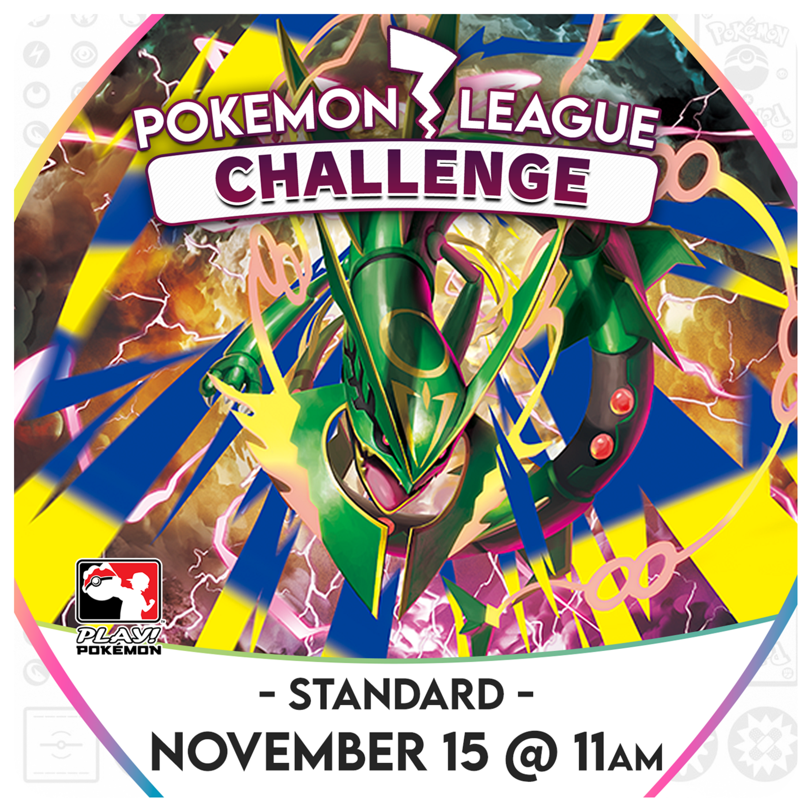 Pokémon 11/15 Sunday @ 11 AM - November Pokémon League Challenge [Standard]
