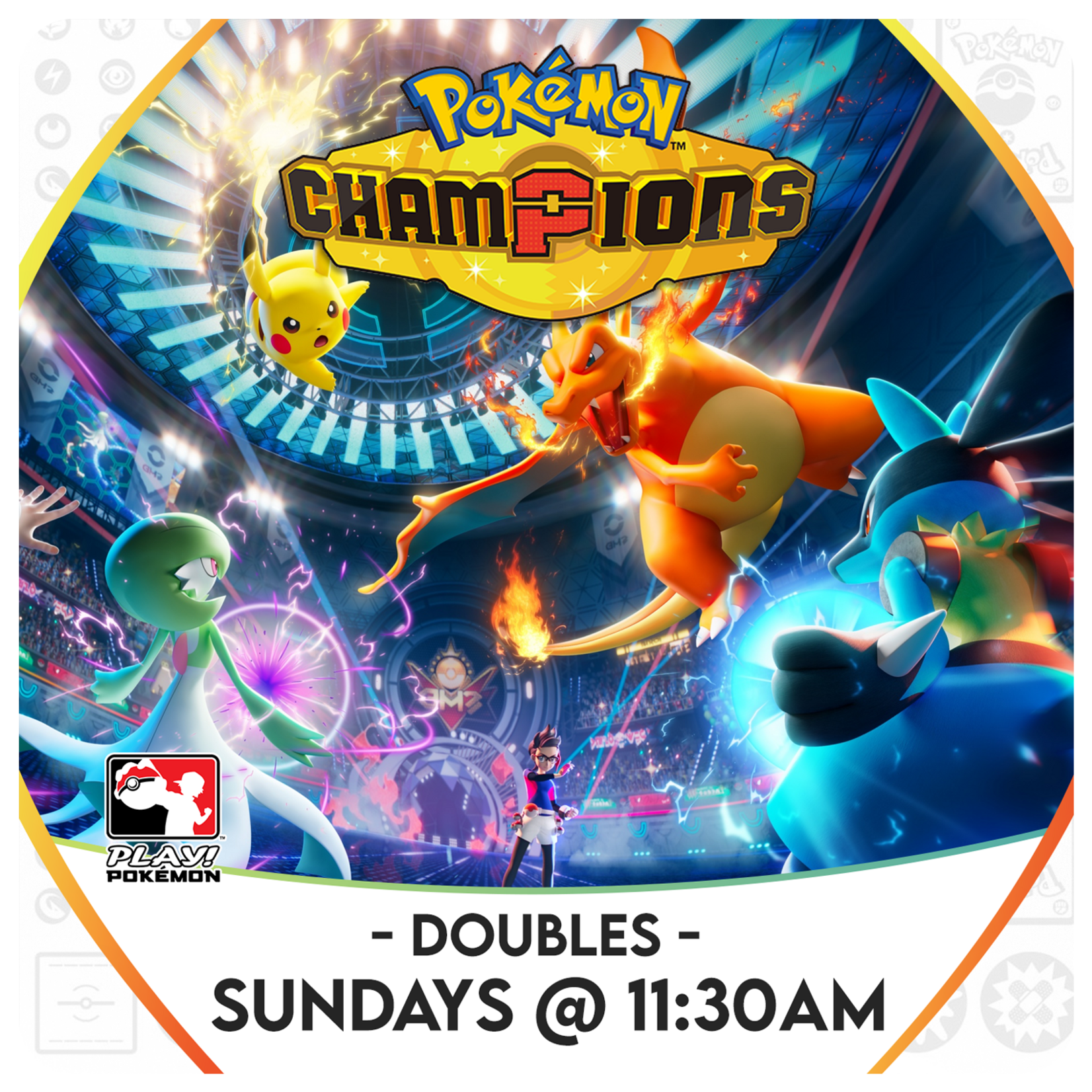 Pokémon Events 10/11 Sunday @ 11:30 AM Pokémon VGC Doubles [BO3]