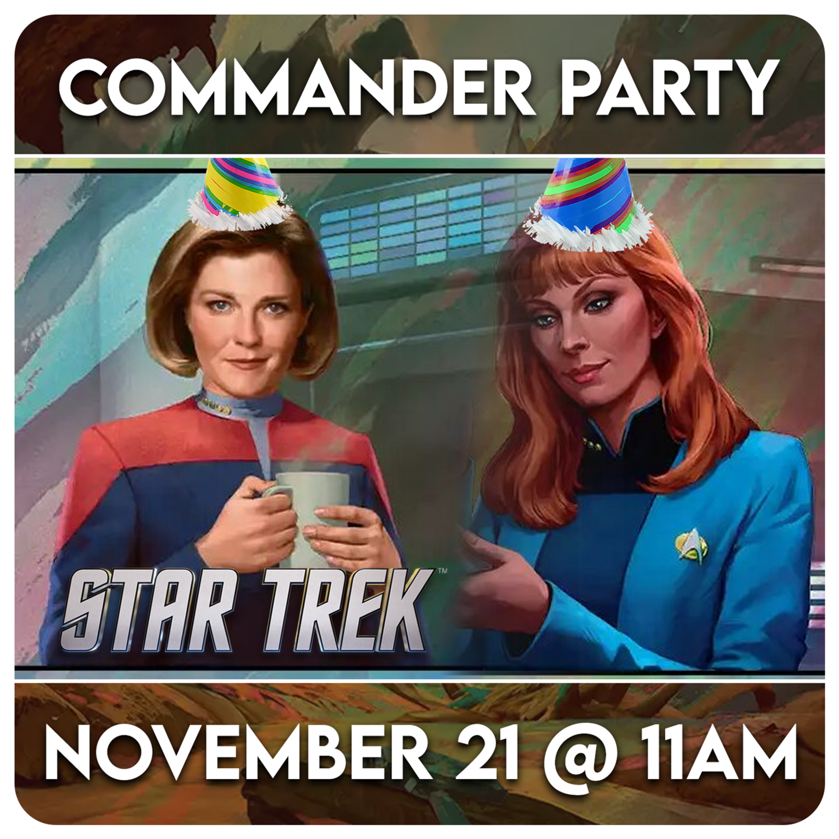 Magic: the Gathering Events 11/21 Saturday @ 4:00 PM MTG: Star Trek Commander Party