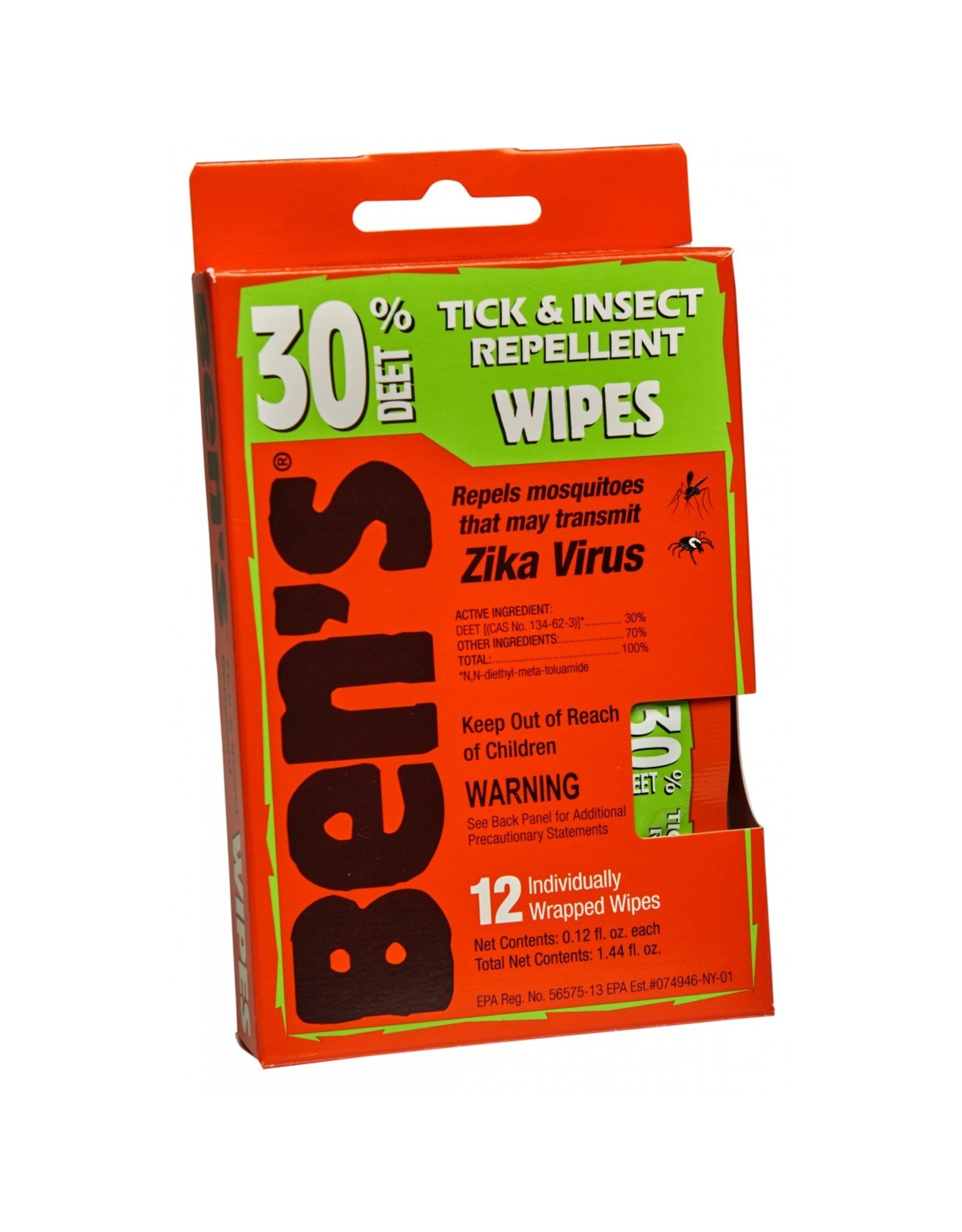 BENS BUGSPRAY BENS 30 WIPES