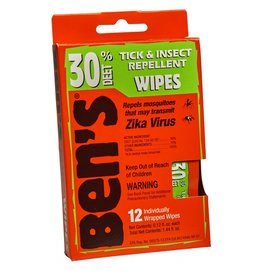 BENS BUGSPRAY BENS 30 WIPES