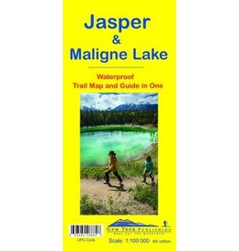 MAP JASPER AND MALIGNE LAKE