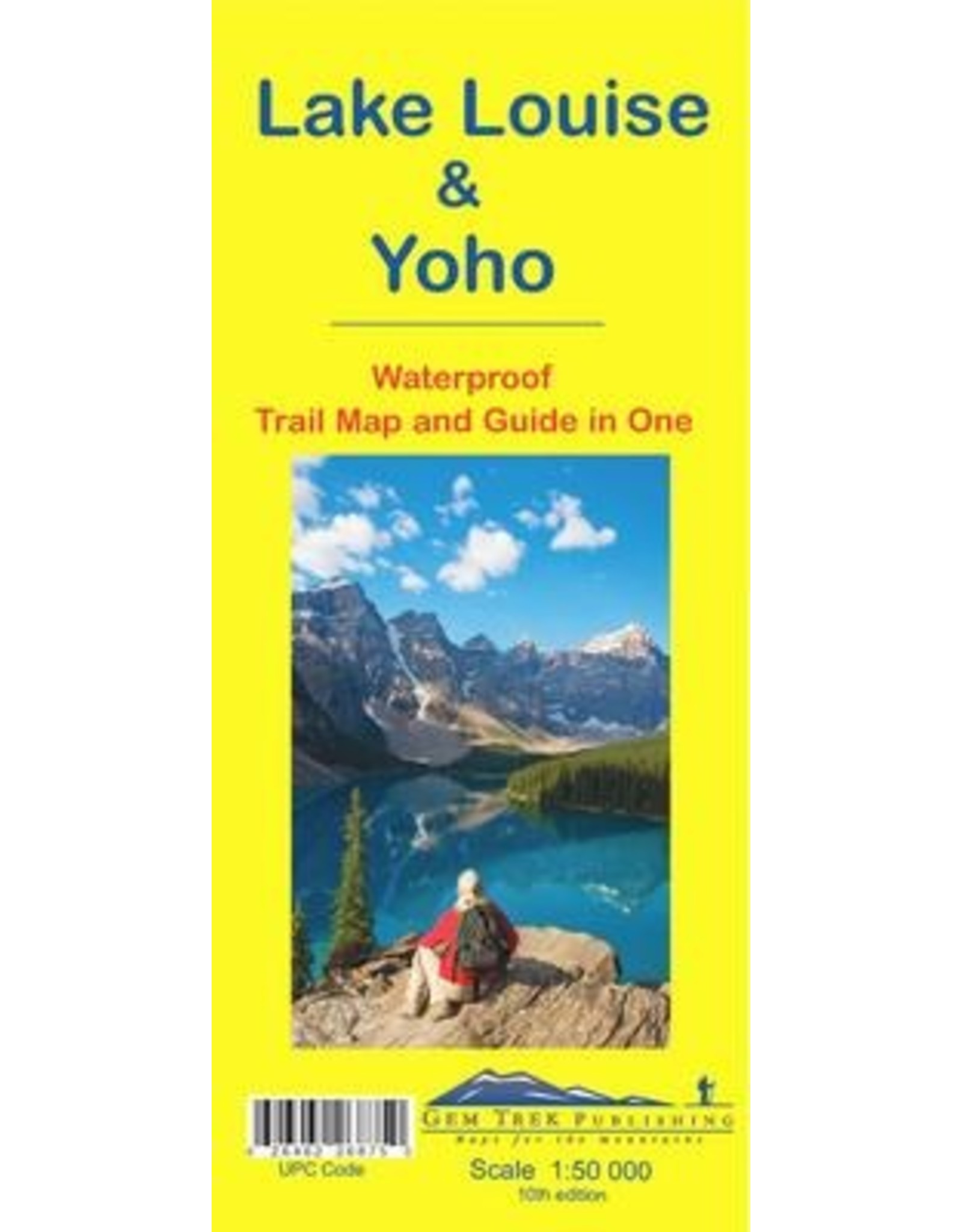 MAP LAKE LOUISE AND YOHO