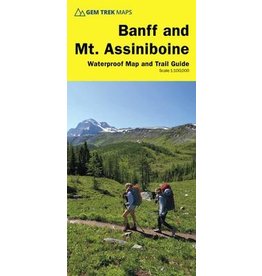 MAP GEM TREK  BANFF AND MT.ASSINIBOINE