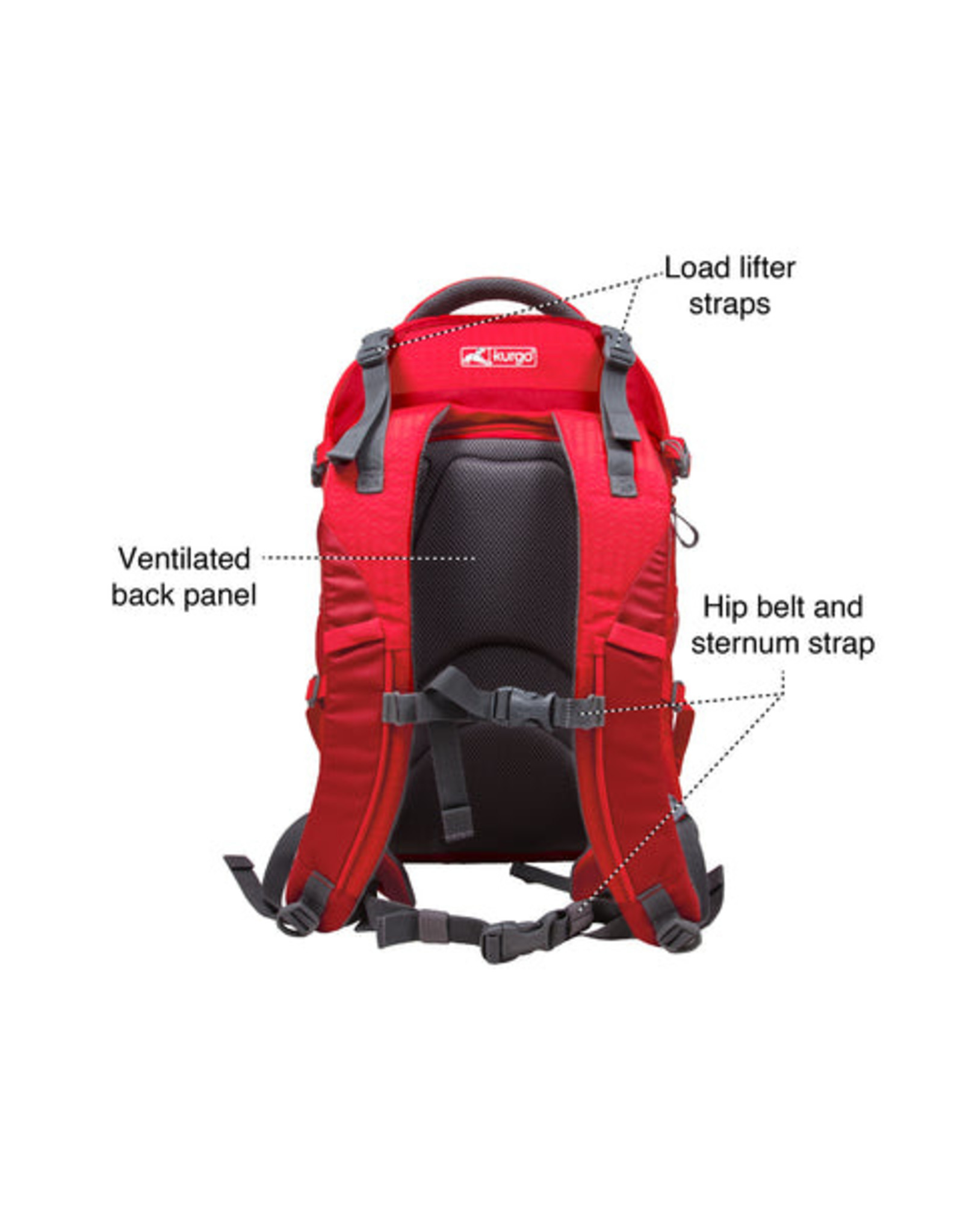 KURGO G-TRAIN K9 PACK BLACK/ORGANGE