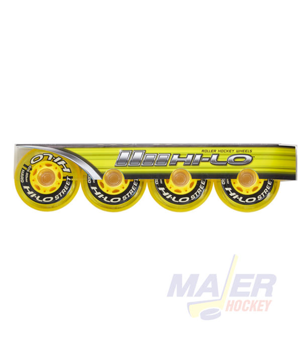 Bauer HI-LO Inline Skate street Wheels 80MM/82A 4 Pk