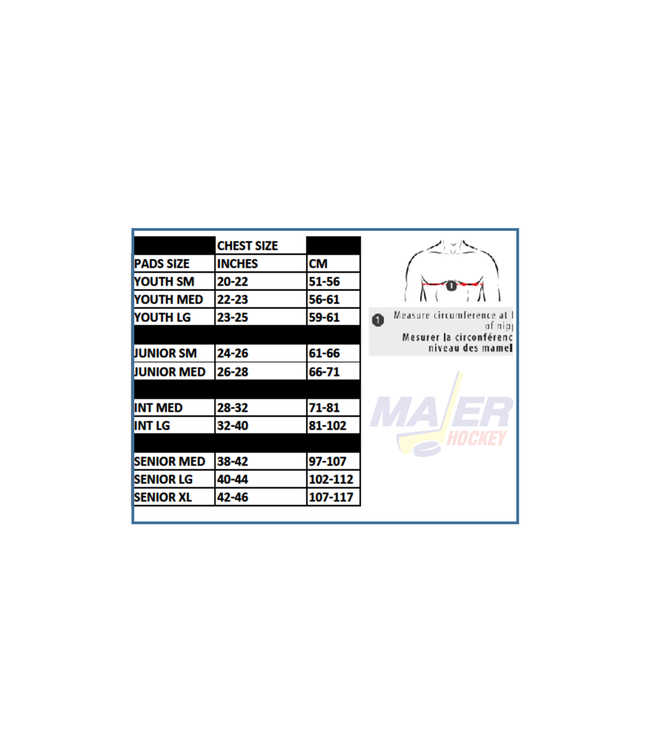 Bauer X Shoulder Pads Intermediate Majer Hockey Toronto's Best
