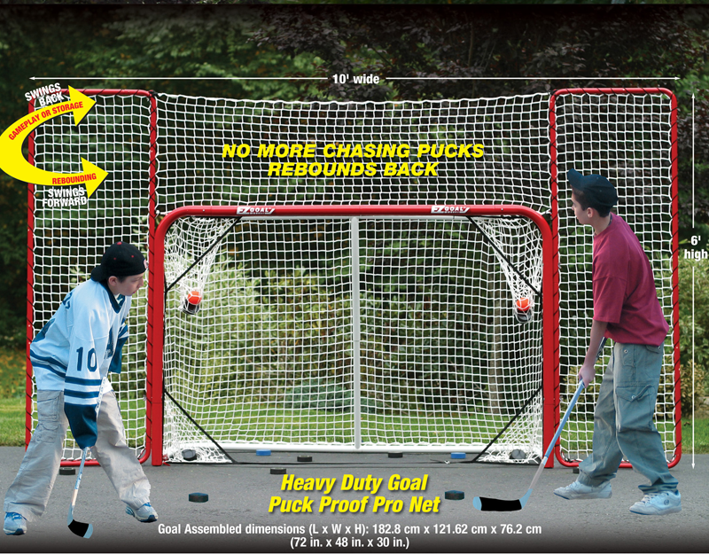 EZGOAL FOLDING GOAL NET WITH TUTOR AND BACKSTOP Majer Hockey