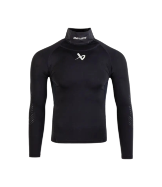 Bauer LONG SLEEVE NECKPROTECT JUNIOR TOP