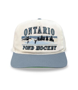 CELLY HOCKEY  CO. Ontario Pond Hockey Cream Snapback