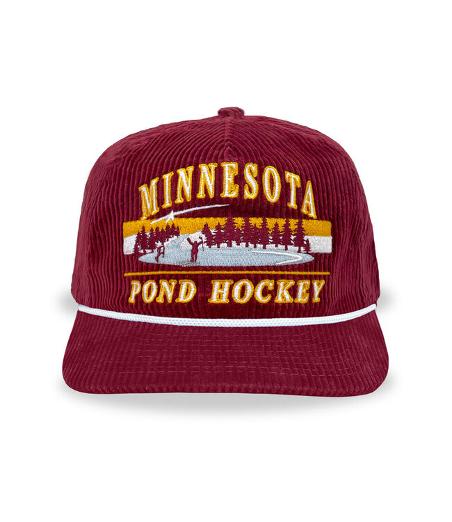 Minnesota Pond Hockey Corduroy Snapback