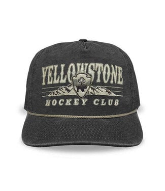 CELLY HOCKEY  CO. Yellowstone Hockey Club Vintage Black Snapback