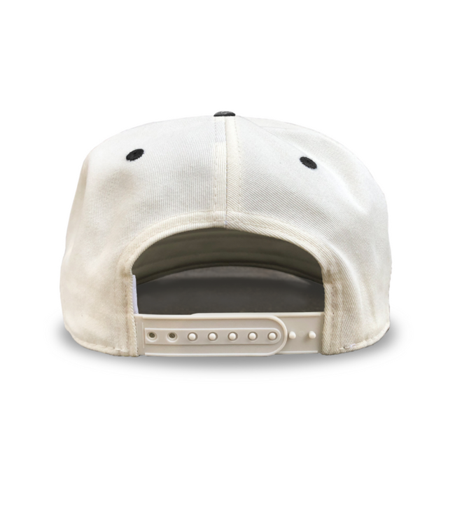 Jackson Hole Hockey Club Cream Snapback