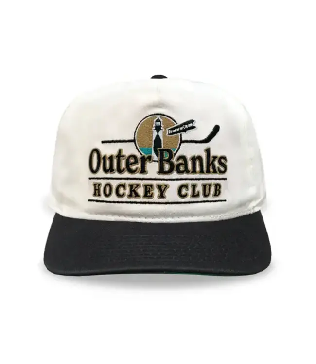 Outer Banks Hockey Club Cream Snapback