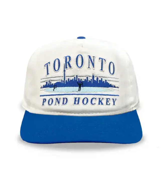 Toronto Pond Hockey Cream Snapback