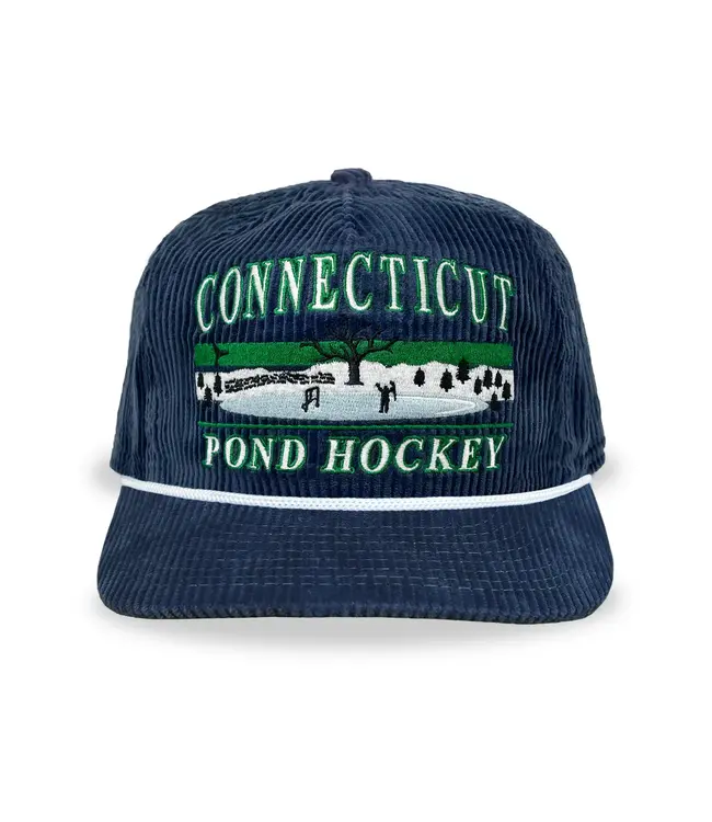 Connecticut Pond Hockey Corduroy Snapback