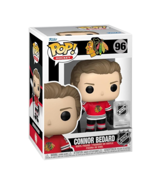 FUNKO CONNOR BEDARD CHICAGO BLACKHAWKS FUNKO POP! #96