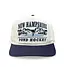 NEW HAMPSHIRE POND HOCKEY CREAM SNAPBACK