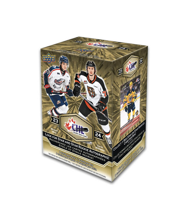 UPPER DECK 2023-24  CHL BLASTER BOX