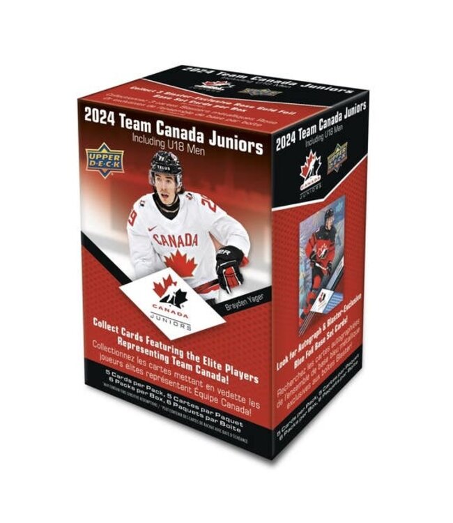 UPPER DECK 2024 TEAM CANADA JUNIORS BLASTER BOX