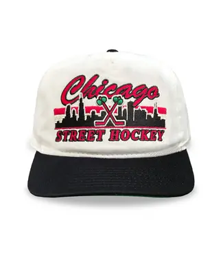 CELLY HOCKEY  CO. CHICAGO STREET HOCKEY CREAM SNAPBACK