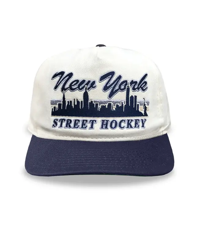 NEW YORK STREET HOCKEY CREAM SNAPBACK