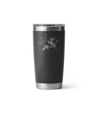 Yeti Rambler 20 oz Tumbler San Jose Sharks