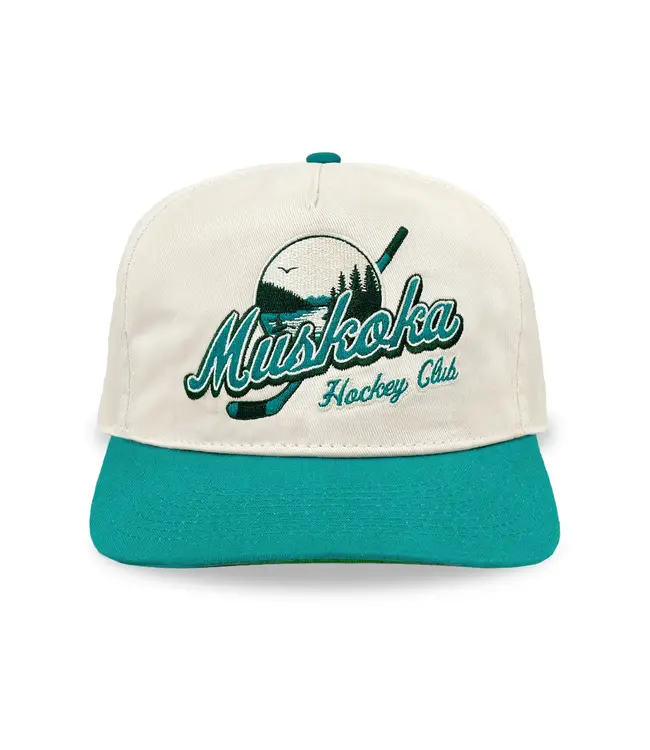MUSKOKA HOCKEY CLUB CREAM SNAPBACK
