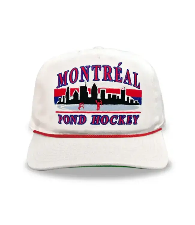 MONTREAL POND HOCKEY CREAM SNAPBACK
