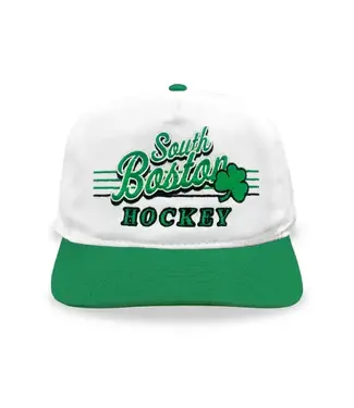 CELLY HOCKEY  CO. SOUTH BOSTON HOCKEY WHITE SNAPBACK