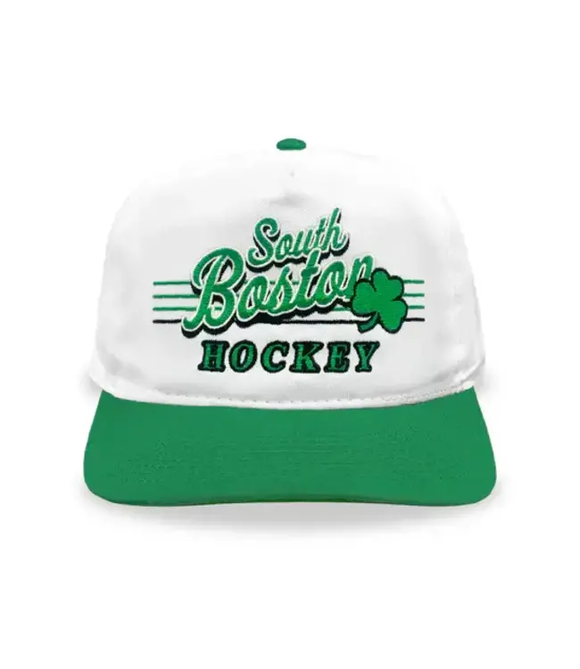 SOUTH BOSTON HOCKEY WHITE SNAPBACK