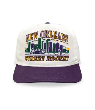 CELLY HOCKEY  CO. NEW ORLEANS STREET HOCKEY CREAM SNAPBACK