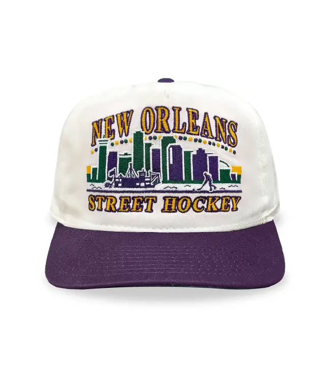 NEW ORLEANS STREET HOCKEY CREAM SNAPBACK