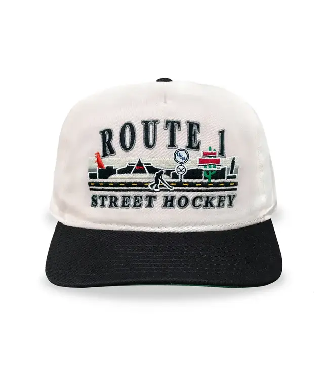 ROUTE 1 STREET HOCKEY CREAM SNAPBACK