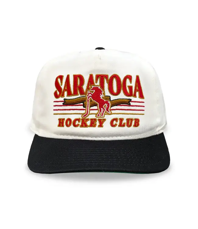 SARATOGA HOCKEY CLUB CREAM SNAPBACK