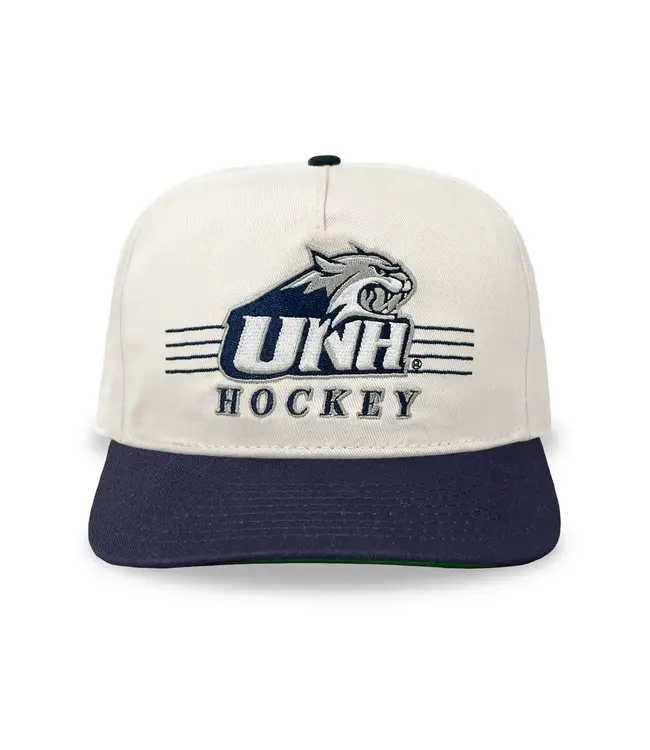 UNH HOCKEY CREAM SNAPBACK