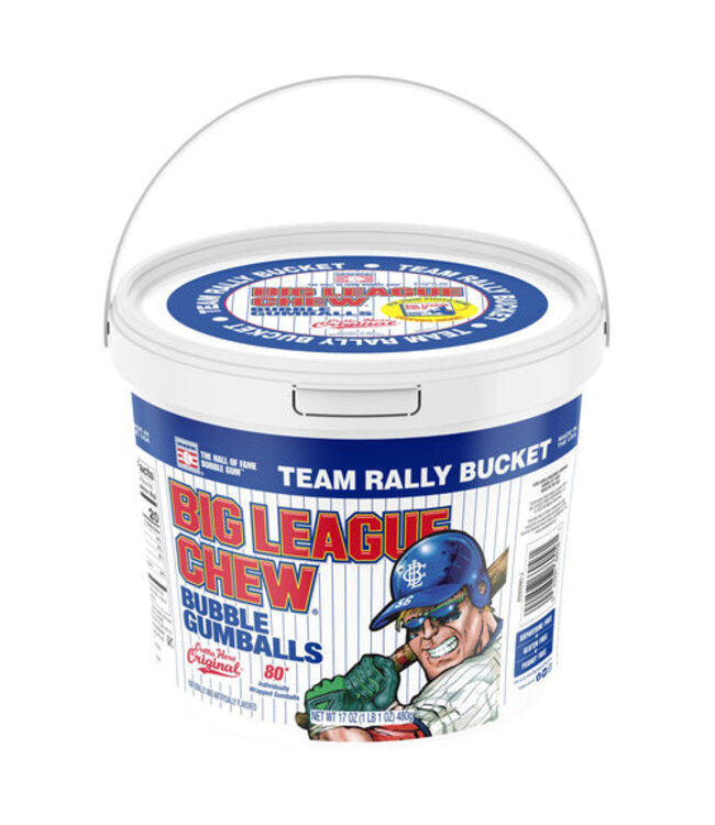BIG LEAGUE CHEW GUMBALL BUCKET - 80 PIECE
