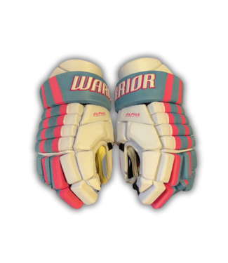 Warrior WARRIOR ALPHA CUSTOM GLOVES PINK WHITEOUT Warrior WARRIOR ALPHA CUSTOM GLOVES PINK WHITEOUT