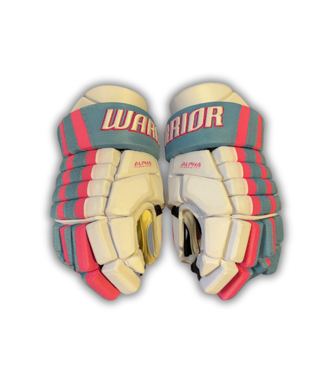 WARRIOR ALPHA CUSTOM GLOVES PINK WHITEOUT