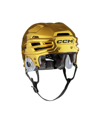 CCM TACKS 920 CHROME GOLD HELMET