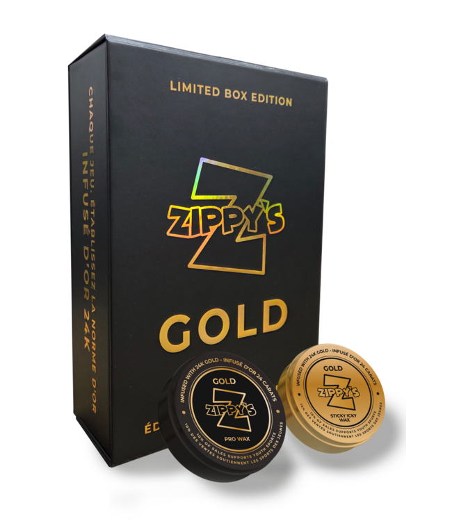 Zippy's Limited Edition Gold Hockey Wax Box