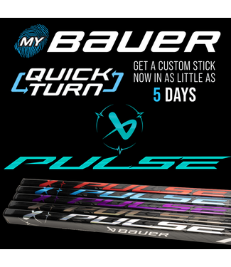 Bauer PULSE JUNIOR 40 FLEX CUSTOM STICK - QUICK TURN